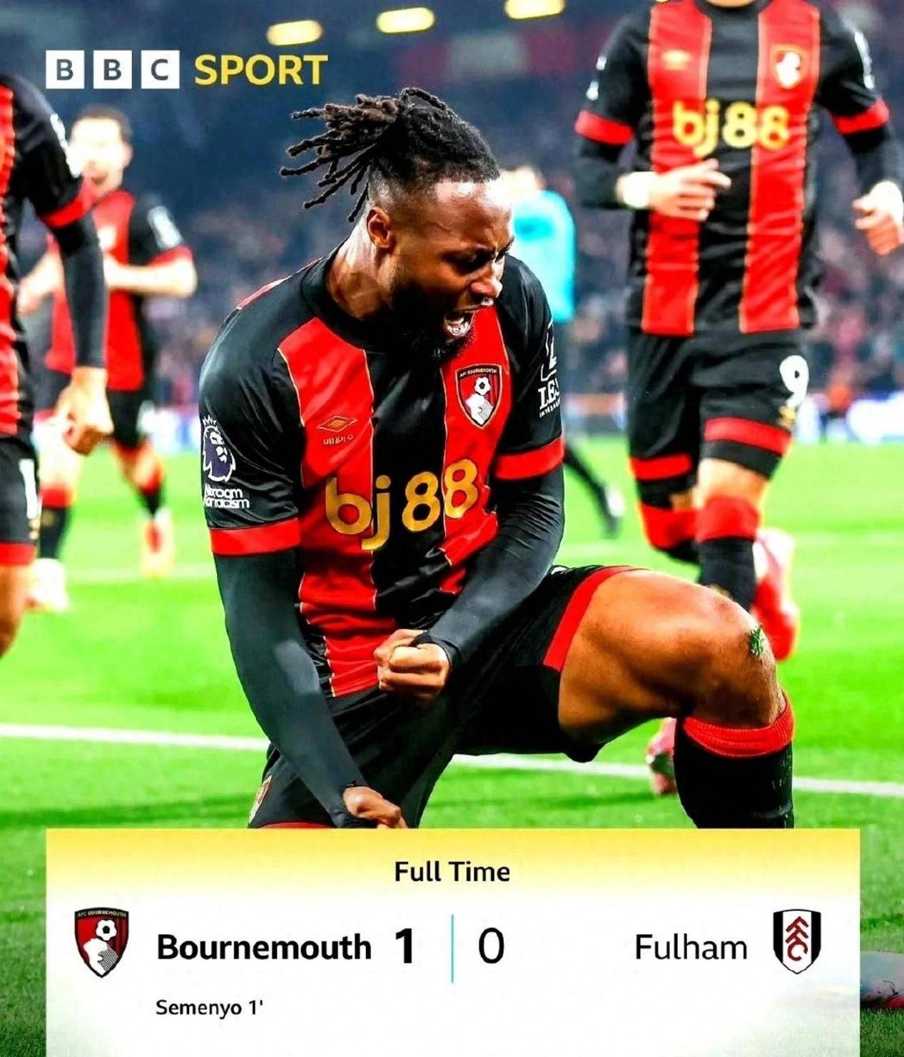 伯恩茅斯主场大败利物浦,遭遇痛失榜首榜首之痛 伯恩茅斯主场大败利物浦,遭遇痛失榜首榜首之痛