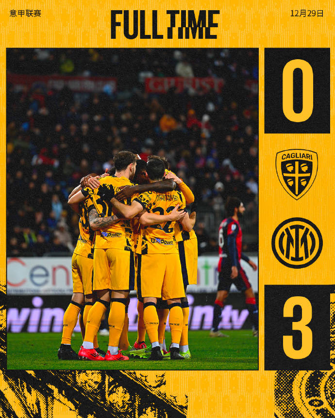 卡利亚里客场战平,积分榜上升一位 卡利亚里客场战平,积分榜上升一位